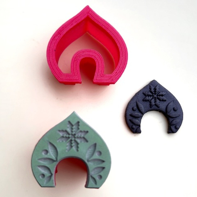 Штамп с вырубкой "Кокошник"