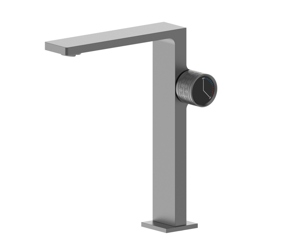 323512-G Смеситель од. для раковины-чаши (ГРАФИТ) ViEiR (10/1шт)