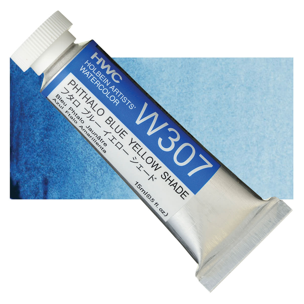 Акварель Holbein 15 мл. 307 [A] Phthalo Blue Yellow Shade