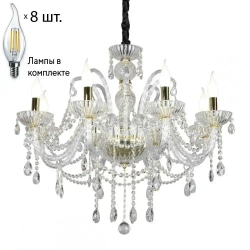 Люстра подвесная с лампочками Omnilux OML-70103-08+Lamps