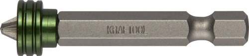 KRAFTOOL Magnet-X PH2, 50 мм, 1 шт, бита с магнитным держателем-ограничителем (26128-2-50-1)