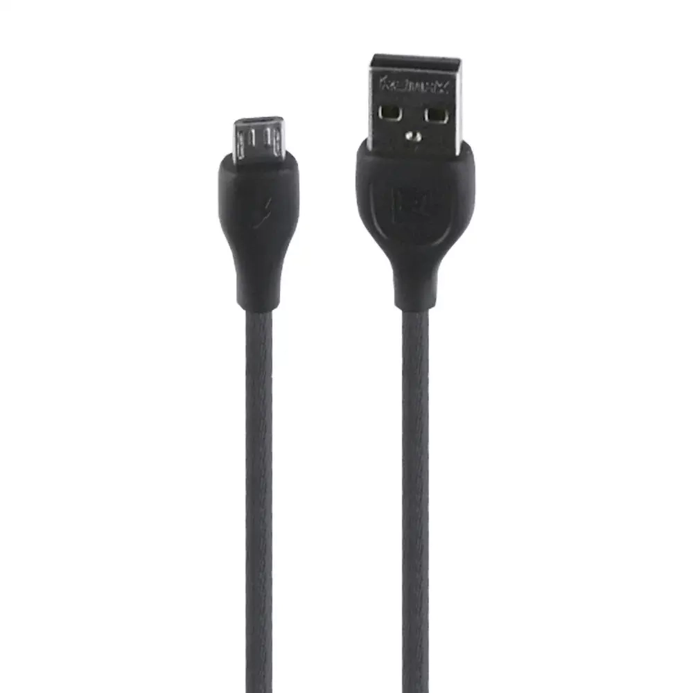 Кабель 1m USB/Micro 2.1A RC-160m Lesu Pro Remax black