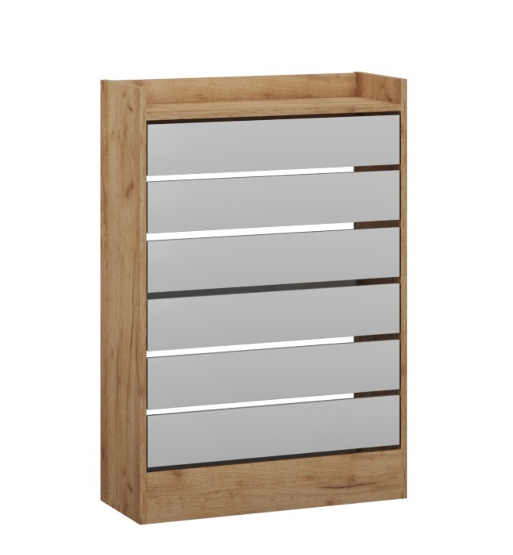 Обувница закрытая Ямайка ЯПТ-2, дуб крафт/белый