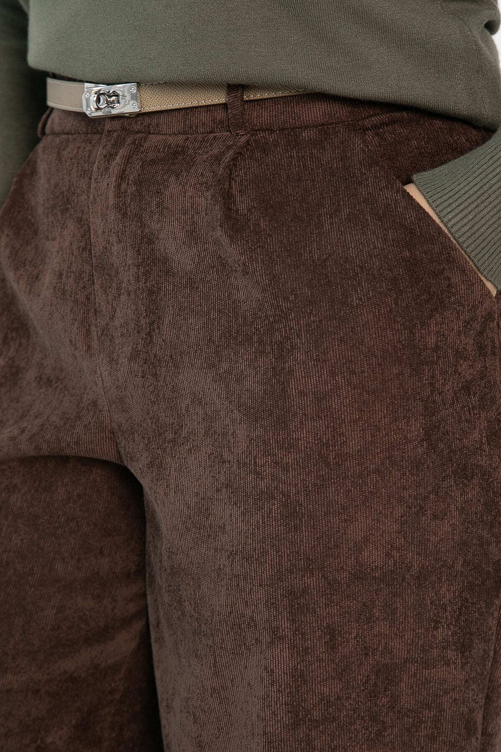 Брюки вельветовые Брауни (коричневые) Б14442-25М LT Collection