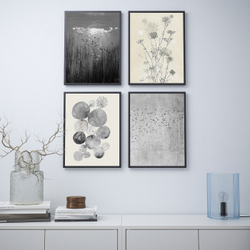 IKEA BILD  (ИКЕА БИЛД)  -  Плакат, холодная пастель, 30x40 см