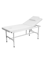 Массажный стол стационарный Massagecomplekt, с регулировкой высоты и вырезом для лица, 190/70, черный