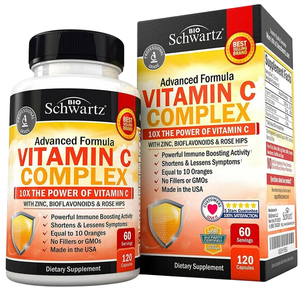 Bio Schwartz Vitamin C 120 капсул, Витамин С Комплекс