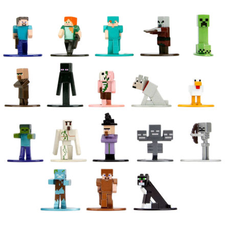 Набор Фигурок Jada Toys 1.65" Nano Minecraft