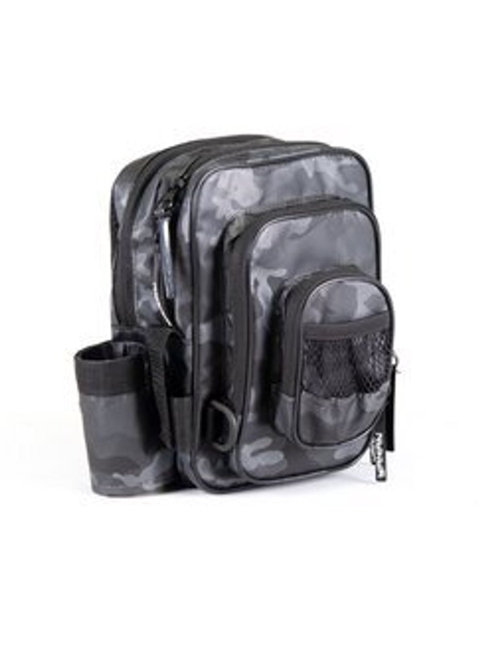 Сумка рыболовная "Yaman" Street Fishing MultiLock Pocket, 16х19х24 см, цв. серый камуфляж