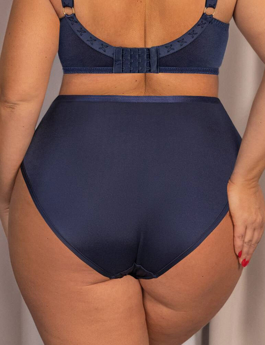 Трусы Kris Line Mystery слипы High Waist (темно-синий)