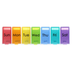 Ezy Dose, Weekly 7-Day, с органайзером для таблеток Ezy Fill, 1 шт.