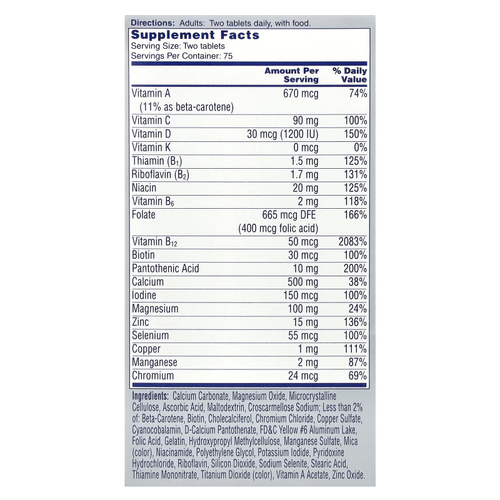 One-A-Day, Proactive 65+ для мужчин и женщин, мультивитаминная / мультиминеральная добавка, 150 таблеток