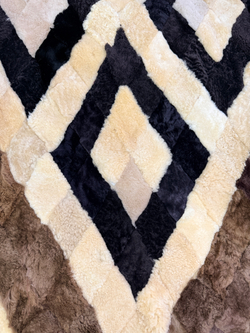 Меховой Коврик прикроватный накидка на кресло из овчины