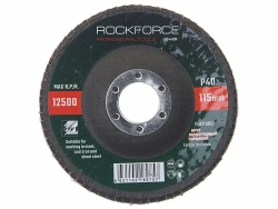 Диск лепестковый торцевой 115х22мм P40 ROCKFORCE RF-FD440M