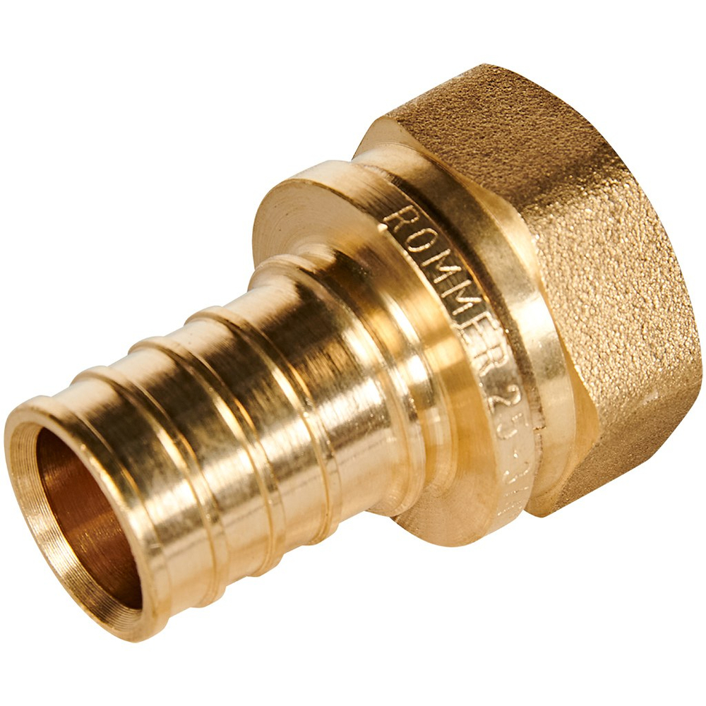 Переход с накидной гайкой ROMMER - 25 x 3/4" (для труб из сшитого полиэтилена)