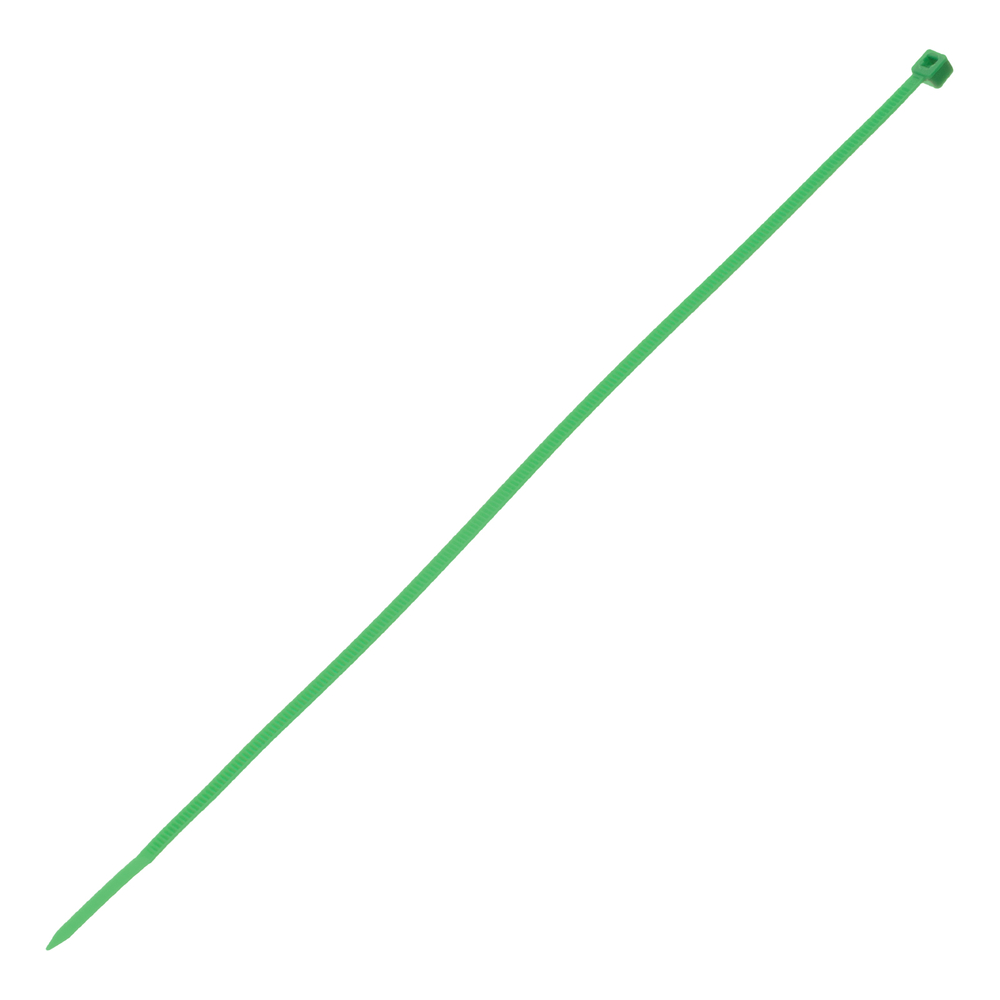 Хомуты, 250 x 3.6 мм, пластиковые, зеленые, 100 шт Сибртех