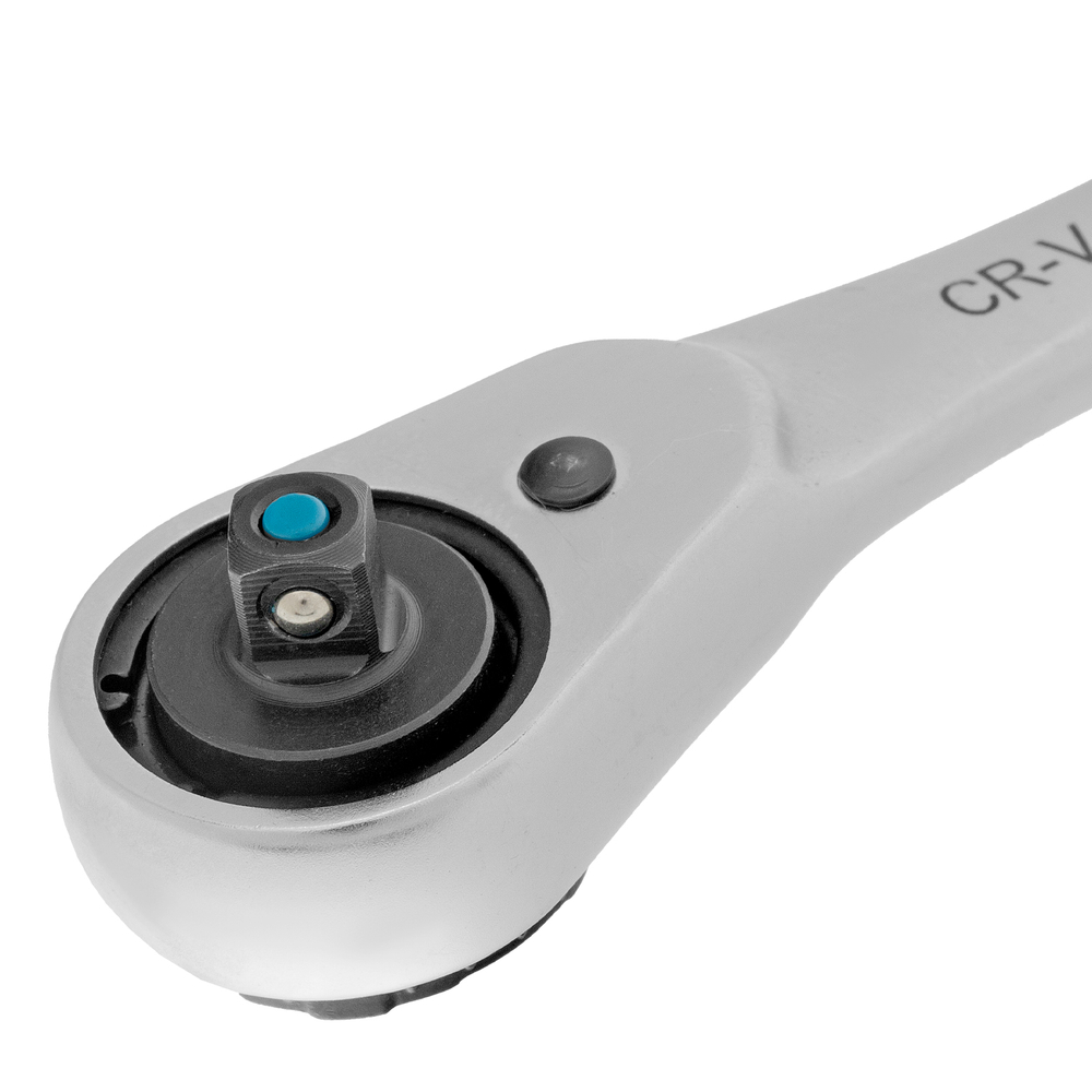 Набор торцевых головок, трещотка 120 зубьев, 1/4", CrV, 36 предметов Gross