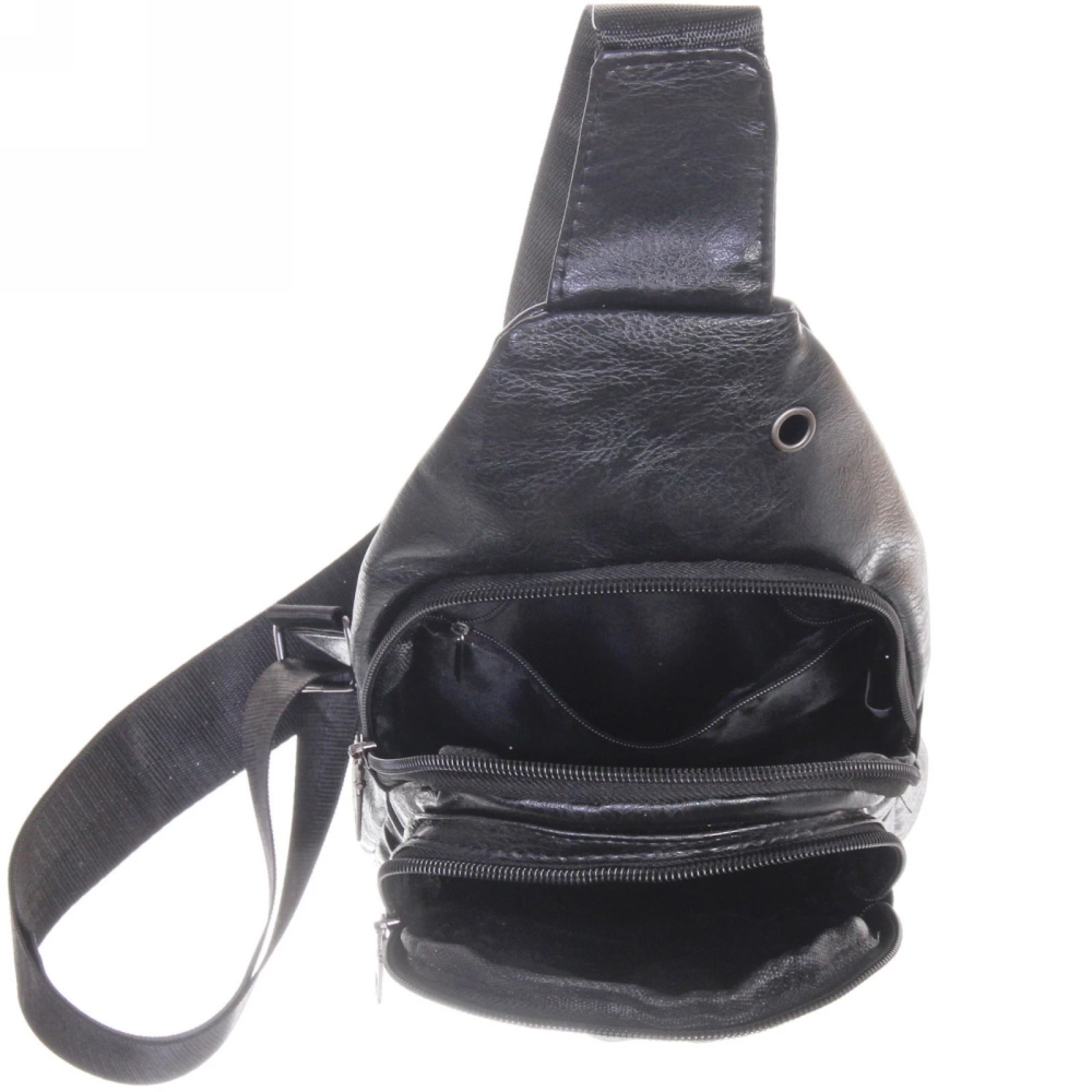 Сумка мужская «Major-crocodile», цвет черный, два отделения, 29*17*5,5см