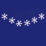 Украшение новогоднее «Зимний вечер» (набор 6 шт) , 15 см