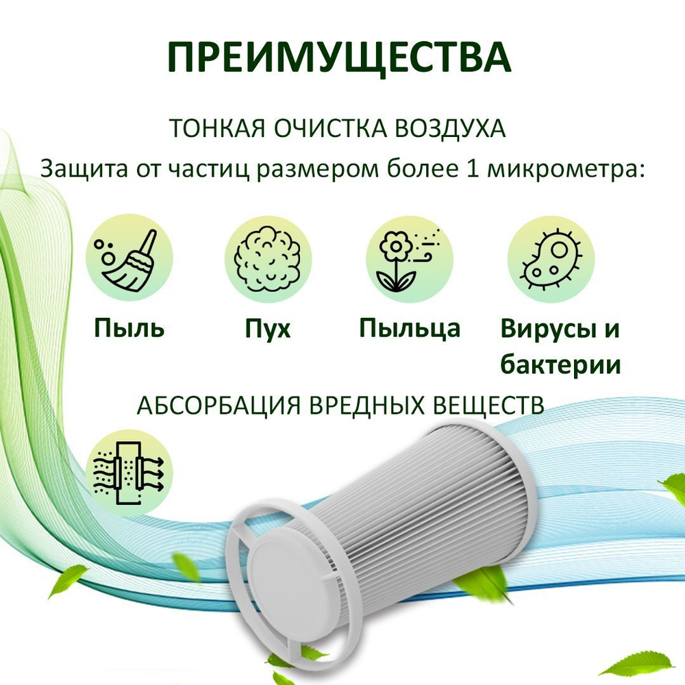 Фильтр канальный F6 для Vakio Openair, VAKIO KIVPro, KIV Smart - 1 шт.