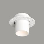 DK3057-WH Встраиваемый светильник под шпатлевку, IP20, до 15 Вт, LED, GU5,3, белый, пластик