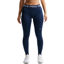 Женские леггинсы Nike Pro Mid-Rise Crop - midnght navy/white