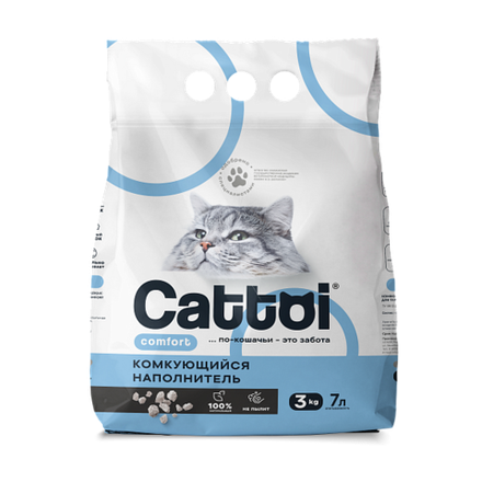 Наполнитель комк. CATTOI COMFORT 3кг