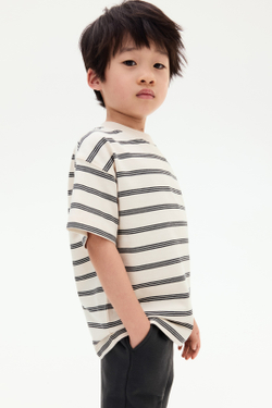 H&M Комплект из шортов и футболки, темно-серый