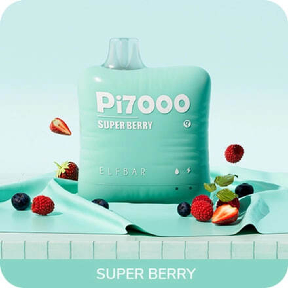 Elf Bar PI7000 - Super Berry (5% nic)