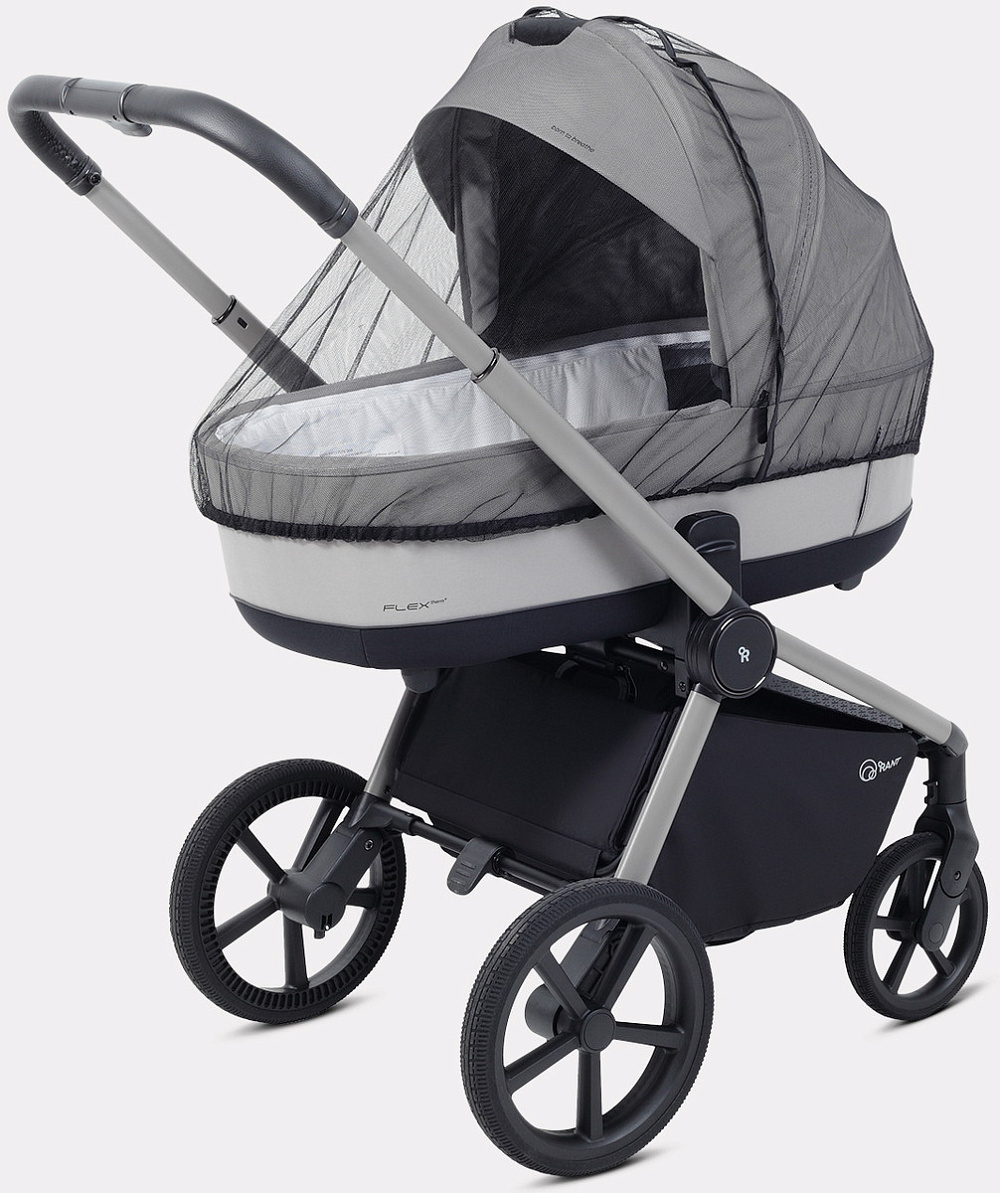 Детская коляска Rant Flex Therm Soft 3 в 1 с автокреслом Miro Black Stone Grey