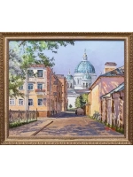 Картина маслом Знойный полдень. СПб Опритова