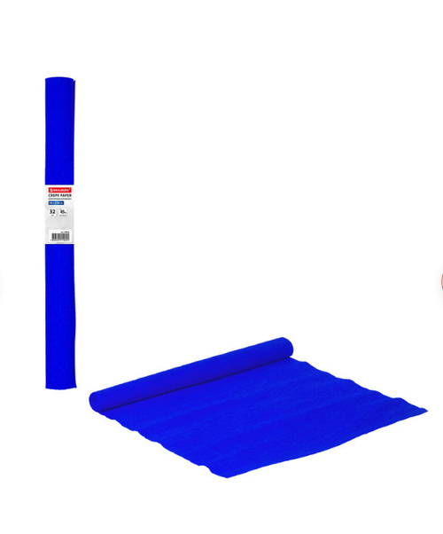 Бумага крепированная 50*250 см синяя БРАУБЕРГ (126535)