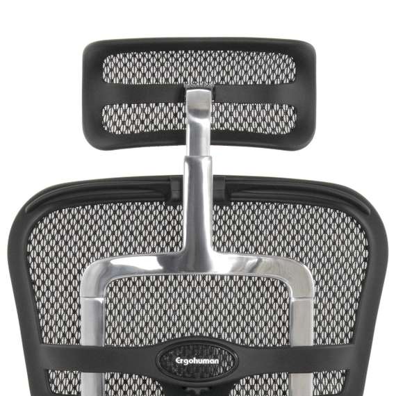 Кресло FALTO Ergohuman Luxury 2 с подножкой ( чёрный каркас /сетка чёрный T-168-B1 Black )