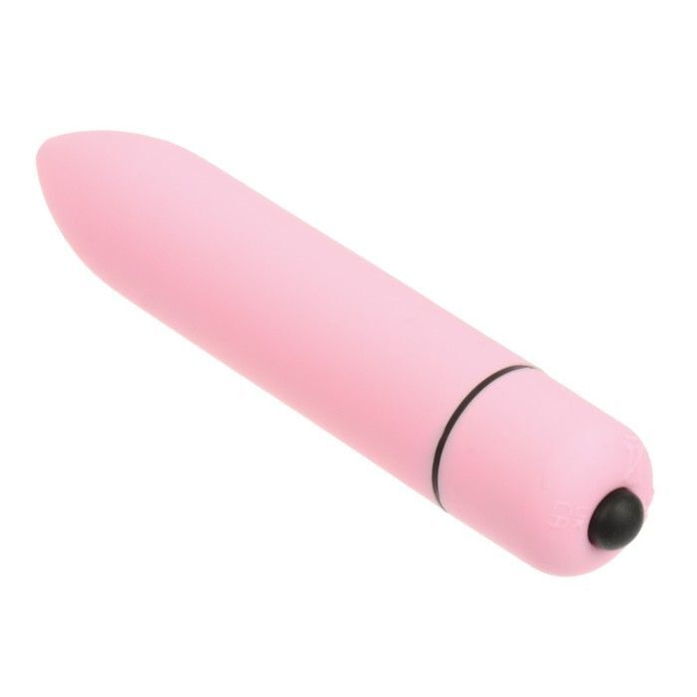 Розовая гладкая вибропуля «Оки-Чпоки» - 9 см. (Цвет: розовый)
