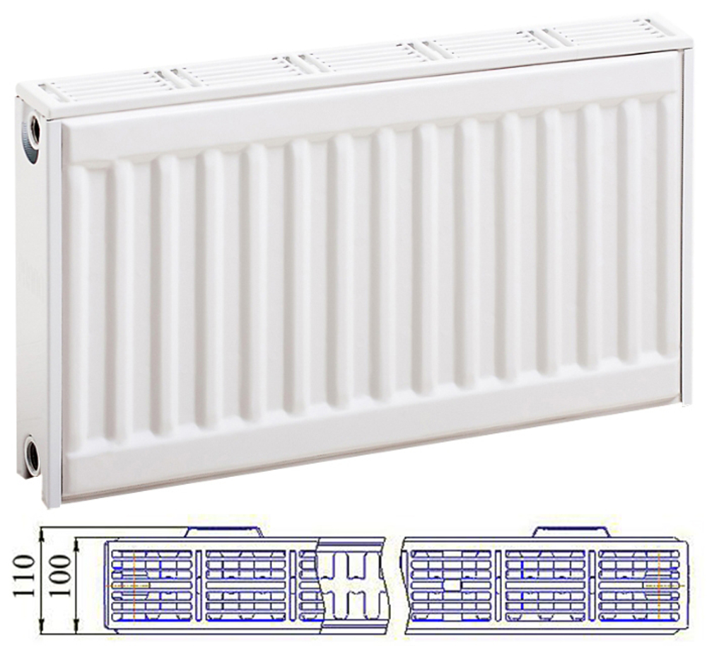 Радиатор стальной 22 500 х 1600 Prado Classic