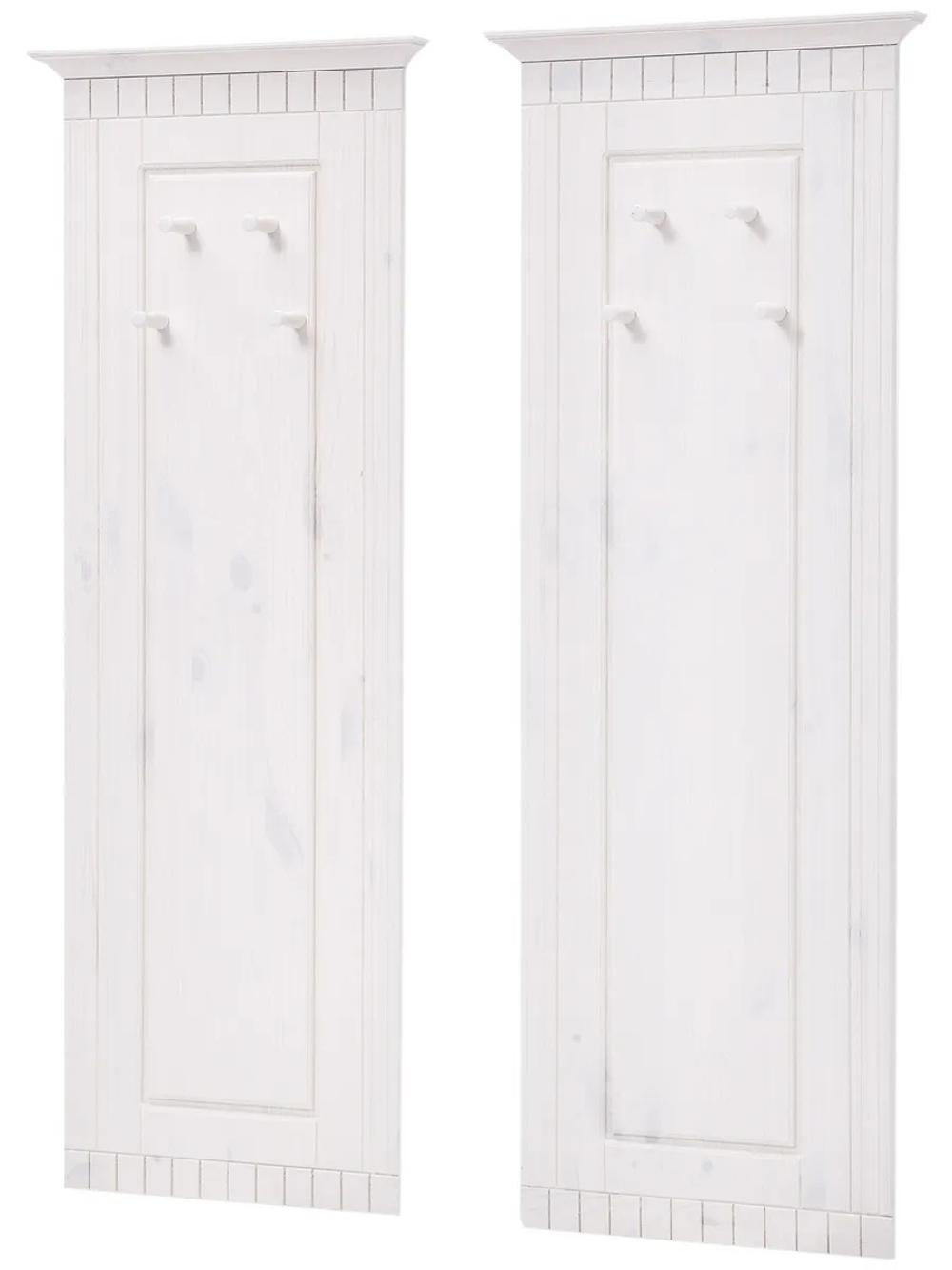 Вешалки настенные Неаполь для одежды из массива сосны, 2 шт.