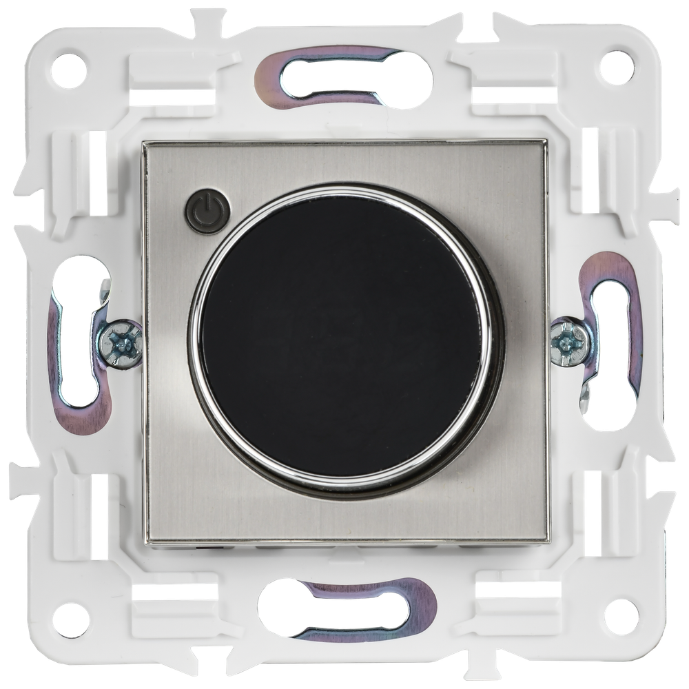 SKANDY Термостат электронный с индикацией SK-T01N металл никель IEK