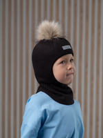 Шлем зимний вязаный (Черный) ЧУ