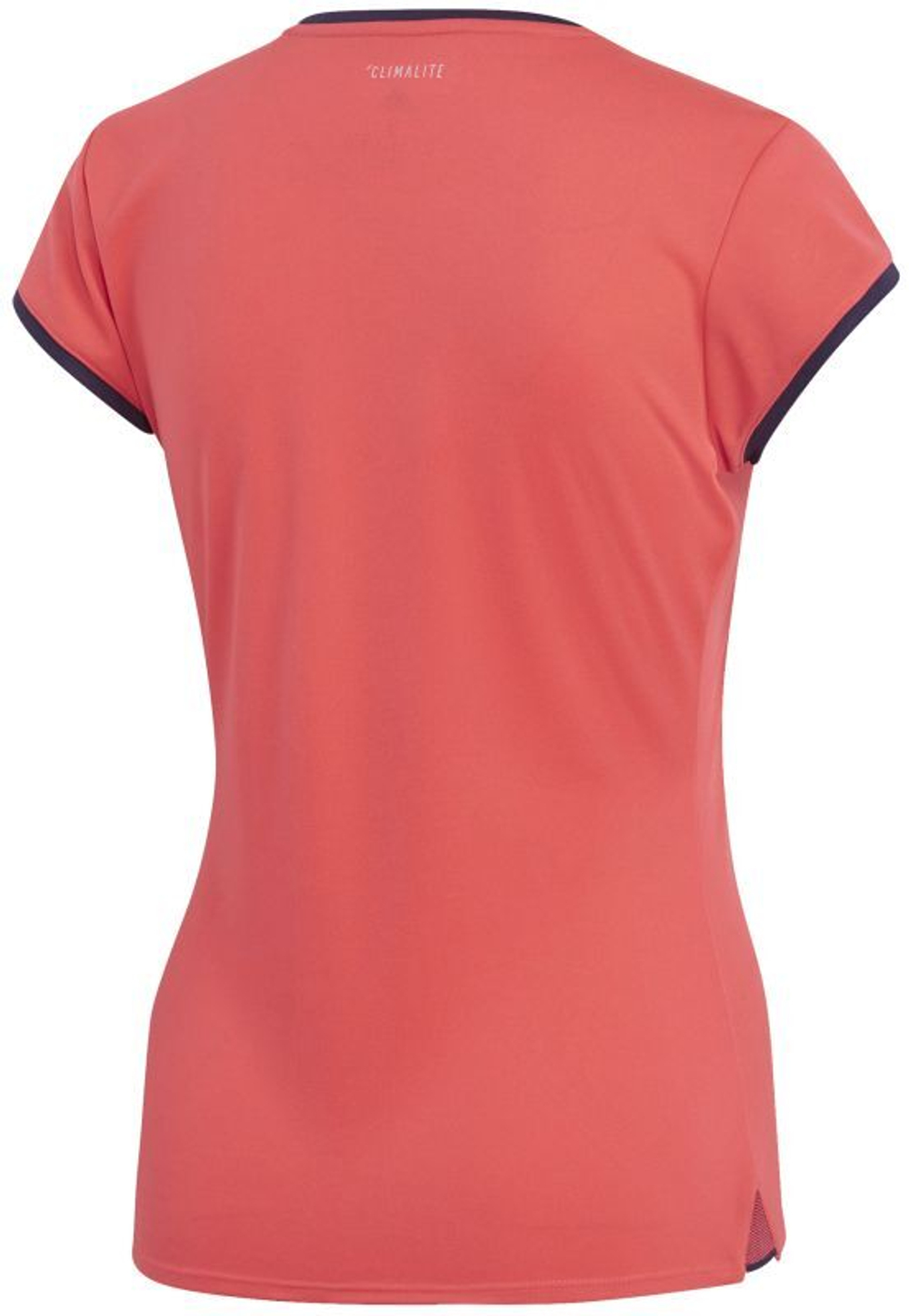 Женская теннисная футболка Adidas Club 3 Stripes Tee W - shock red