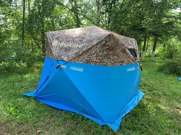 Накидка на половину палатки HIGASHI Pyramid Half tent rain cover #SW Camo