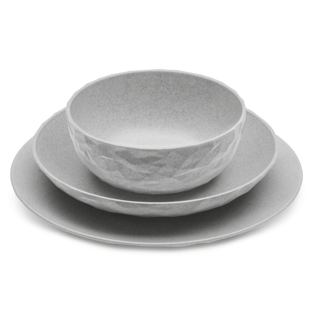 Тарелка глубокая club, organic, ?22 см, розовая