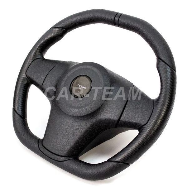 Руль анатомический "Travel Sport" с эмблемой Techno на ВАЗ 2101, 2105, 2106, 2107, Нива 4Х4