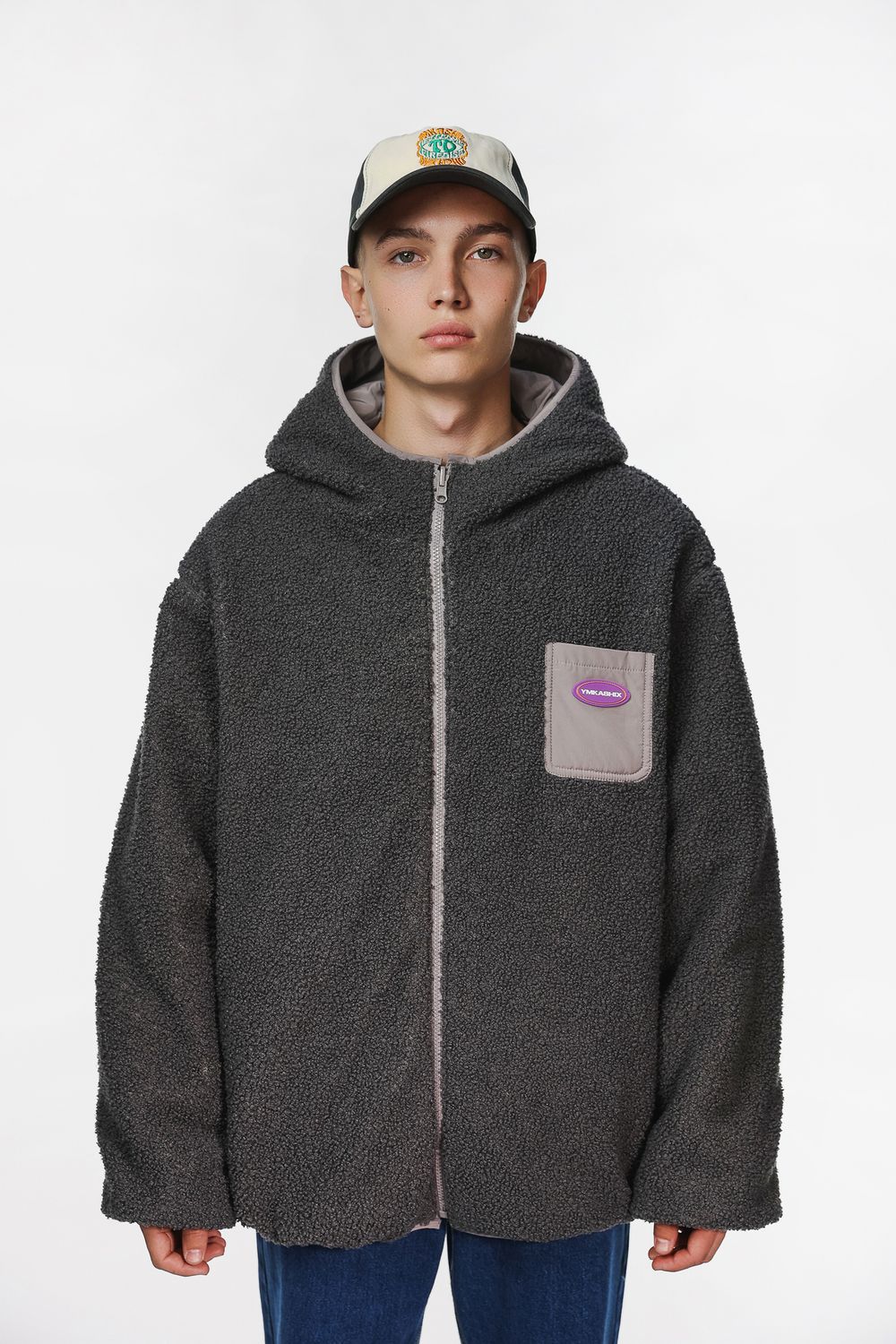 Куртка Ymkashix двухсторонняя Liner серая