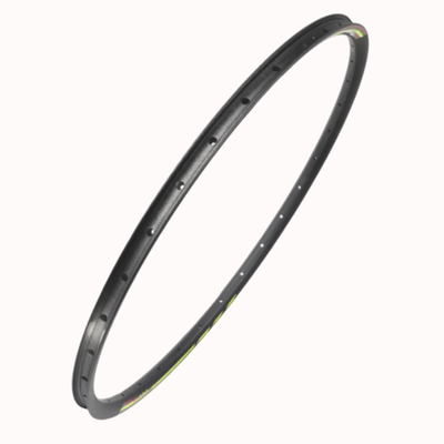 Обод 26" HLQC-GA15B 14Gх32Н алюминиевый чёрный с зелено-бордовой наклейкой/330173