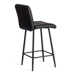 Полубарный стул  Medeo/Медео экокожа , черный, 42х56х102 см
