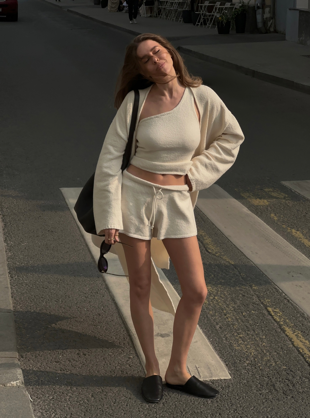 Шорты ROMEE, молочный