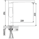 Смеситель для кухни Oute T10 T10313B