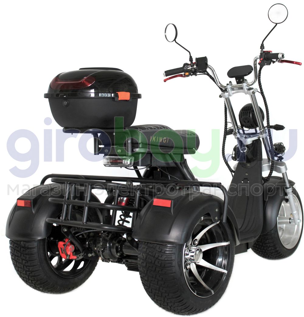 Электроскутер IKINGI X12 PRO TRIKE 3000W - Чёрный фото №5