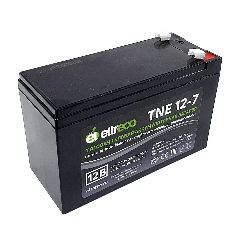 Аккумулятор Eltreco TNE12-7 (AGM+GEL)