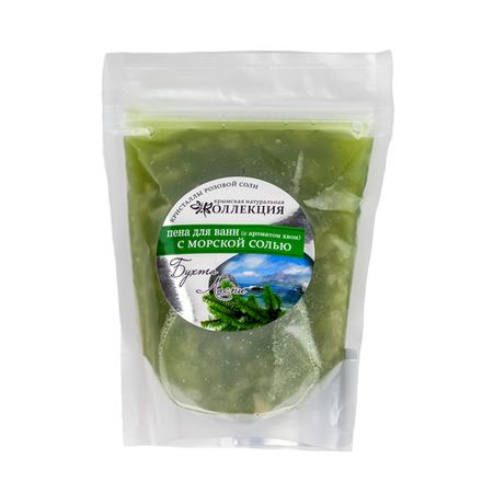Пена для ванн с морской солью "Бухта Ласпи" с ароматом хвои